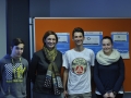 Alex Mazagg, Veronica Greco, Liam Zanettini con l'assessora