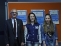 Julia Perathoner e Laura Stimpfl con il dott. Liensberger