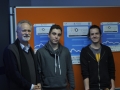 Ivan Mattei e Mattia Vannini con il prof. Ugo Cardinale
