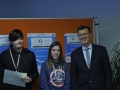 Lisa Verginer e Philipp Augschöll, vincitori assoluti, con l'Intendente Höllrigl